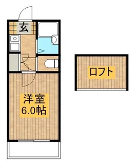 レンパレスパルコ B棟【2階】の間取り