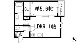 Le Cocon【2階】の間取り