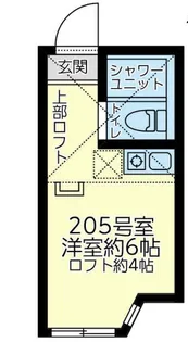 ラロシェル石川町【2階】の間取り