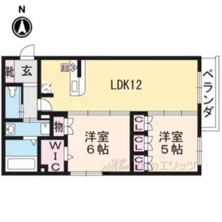 ヘーベルメゾン本丸【1階】の間取り