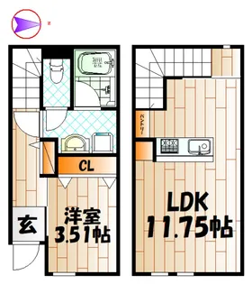 グラン若園の間取り