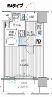 コスモグランス南品川【3階】の間取り