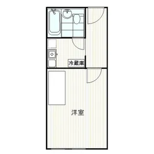 ファーストハイツ大岡【1階】の間取り