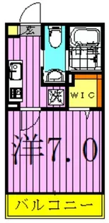 アートスタイル五反野【1階】の間取り