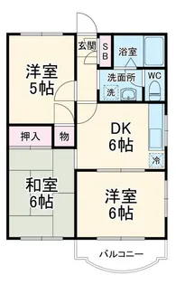 ボナール【1階】の間取り