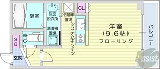 GranDuke北円山【4階】の間取り