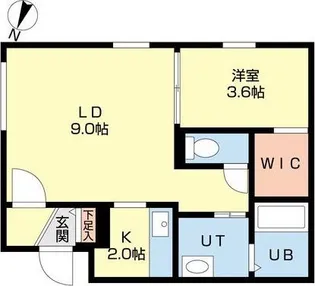 WTB南17【2階】の間取り