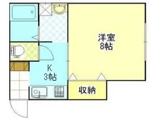メゾンサンライズ【2階】の間取り