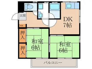 グランドメール清水【1階】の間取り