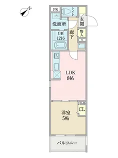 コワンリーオみずほ【4階】の間取り