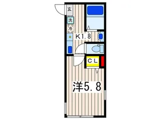 ダイアモンドレイク【2階】の間取り