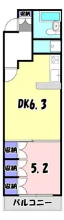 グリーンBOX12【2階】の間取り