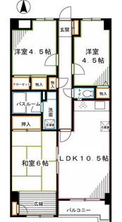 エスポワール善福寺【5階】の間取り