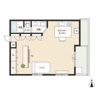 春日井中央マンション【3階】の間取り