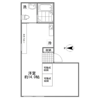 demeure学芸大【2階】の間取り