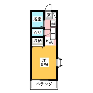ジュネス向ヶ丘【2階】の間取り