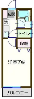 ティーコートまい【1階】の間取り