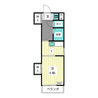 レオン八事 3号館【1階】の間取り