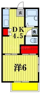 サニーハイツ【2階】の間取り