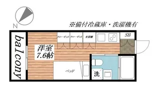 LIGERE南行徳EAST【3階】の間取り