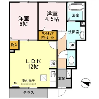 confort石川【2階】の間取り