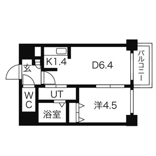 シュクル医大南【5階】の間取り