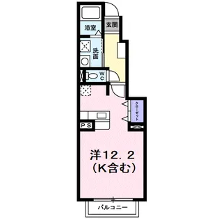 フォンターナ【1階】の間取り