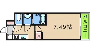 グランパシフィック玉出【5階】の間取り