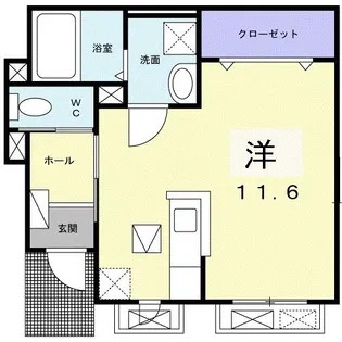 フェイスオフ【1階】の間取り