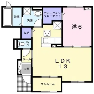 サンフェリーチェII【1階】の間取り