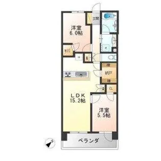 センチュリー宇都宮弐番館【19階】の間取り