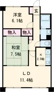 グロリアスST【2階】の間取り