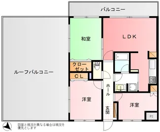藤和ライブタウン新検見川【2階】の間取り