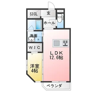 L’ALLUR I【1階】の間取り