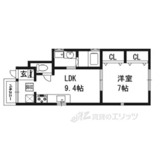 プリッ2吉松3【1階】の間取り