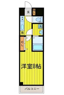 パティオスクエア金町【1階】の間取り
