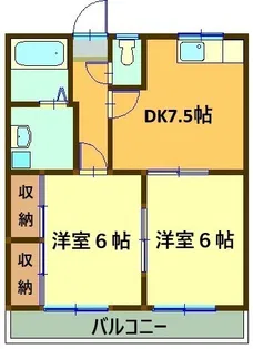 フェニックス【2階】の間取り