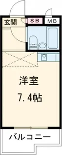 DOM都立大【1階】の間取り