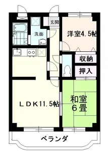 グランメゾン鴻巣【3階】の間取り