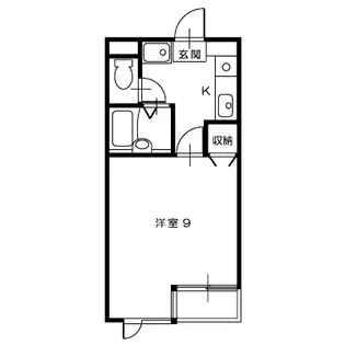 コーポドリーム【1階】の間取り