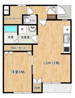 サザンクロス11【1階】の間取り
