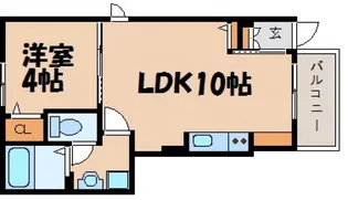 モデルノB【1階】の間取り
