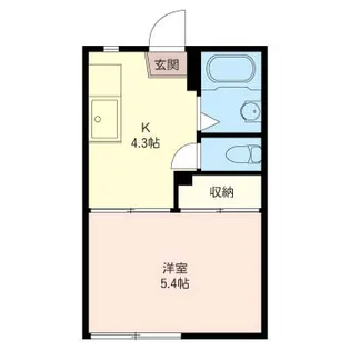 IRハイツ【2階】の間取り