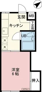 コーポノア【2階】の間取り