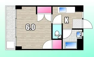 第1ハイツ小池【3階】の間取り