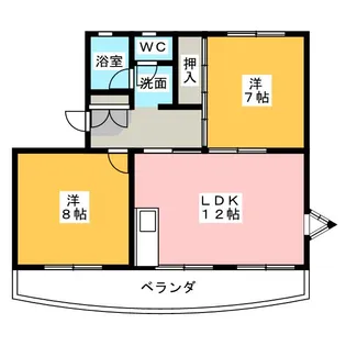 ラサタ【3階】の間取り