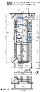 メインステージ横濱伊勢佐木III【1階】の間取り