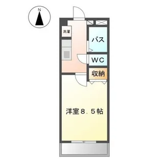 クラージュ【1階】の間取り