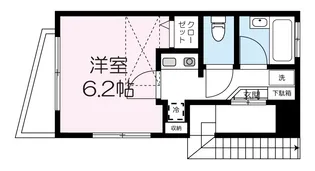 ケイズフラット【2階】の間取り