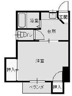エクセレント・ナカノA【2階】の間取り